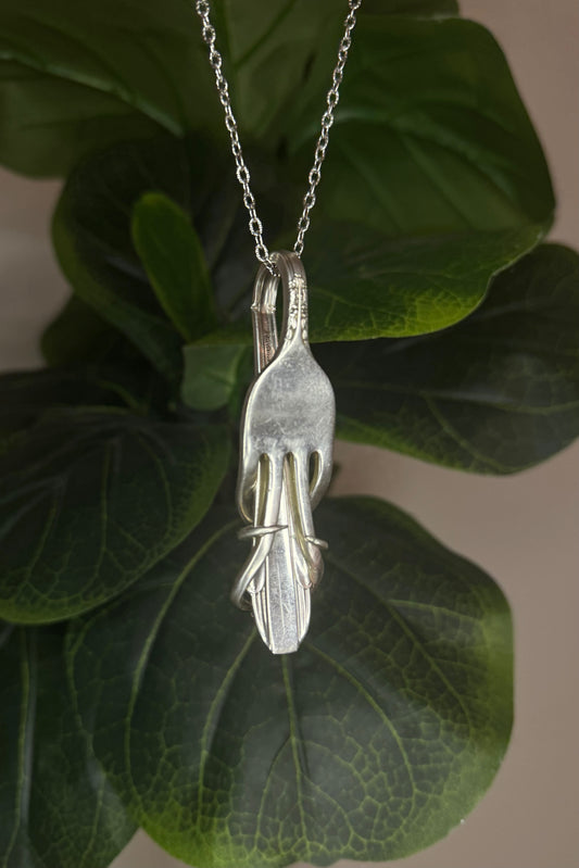 The Twisted Rose Necklace